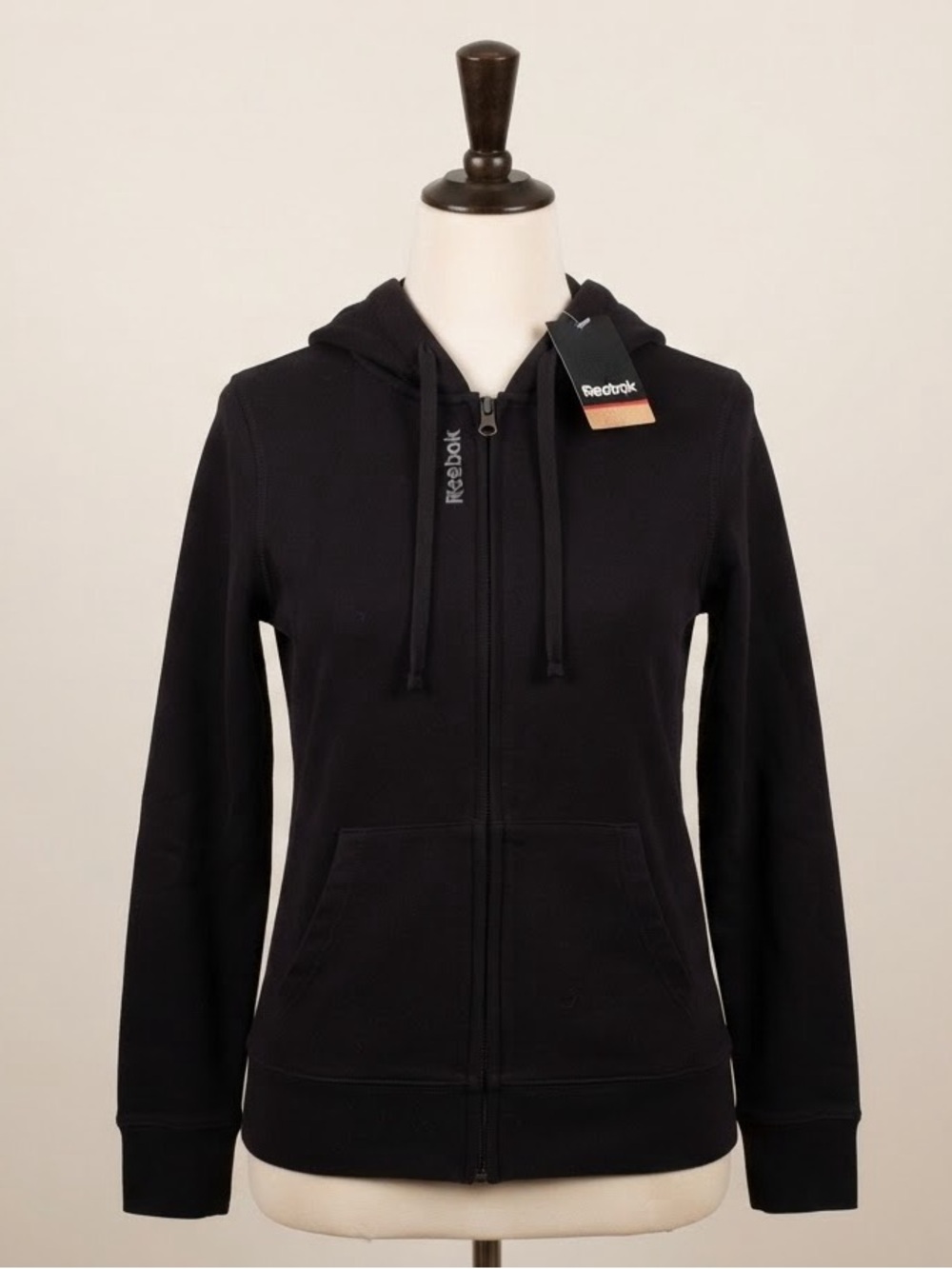 Reebok Women's Black Full-Zip Hoodie NWT